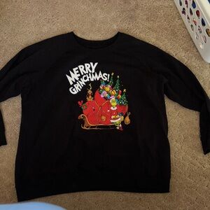 Torrid Merry Grinchmas Sweatshirt Plus Size 3X Top Shirt Crewneck